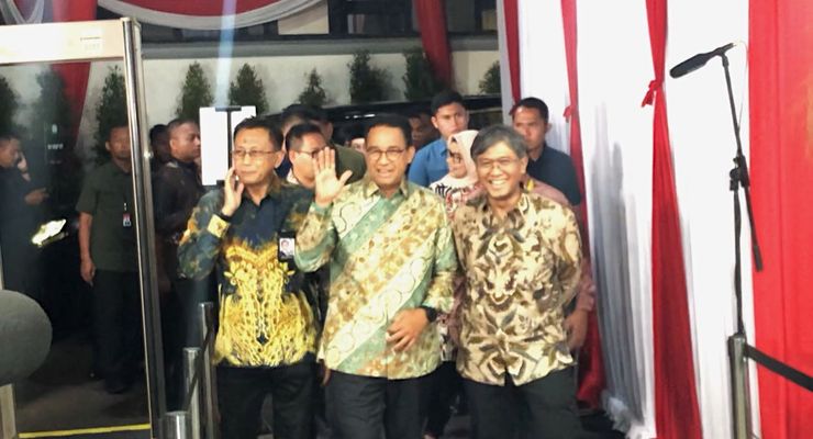 Anies Hadiri Penandatanganan Komitmen Kebebasan Pers, Ganjar via Daring, Prabowo Diwakilkan