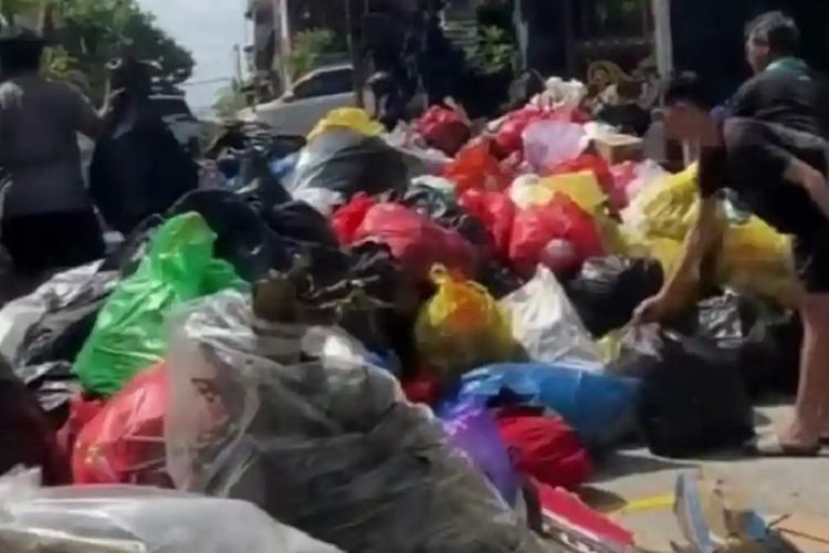 Viral Sampah Menumpuk di Banjar Lingga Bumi Dalung Bali, Kaling: Sudah Dibersihkan BUMDes