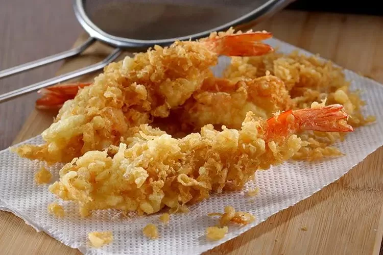 Resep Udang Tempura Rumahan, Teksturnya Renyah