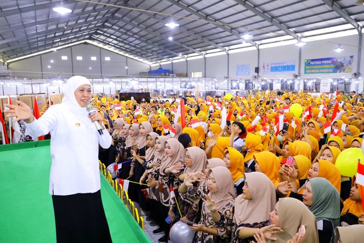 May Day 2026, Khofifah Berkomitmen Bangun Kebijakan Pro Pekerja