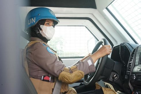 Kisah Polwan Lampung Lolos Tes Jadi Polisi PBB, Satu-satunya Perempuan yang Bertugas Sopiri Kendaraan Lapis Baja