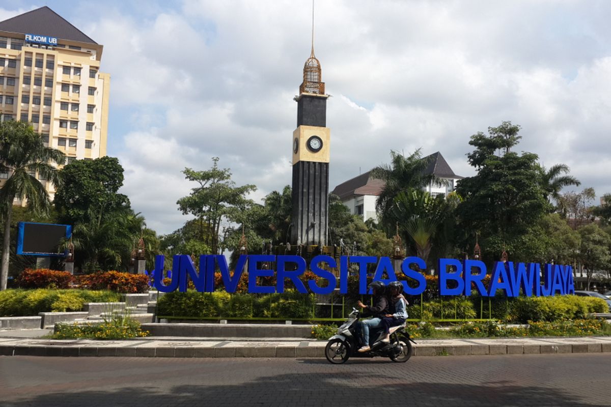 Suasana kampus Universitas Brawijaya, Kota Malang, Rabu (4/7/2018)