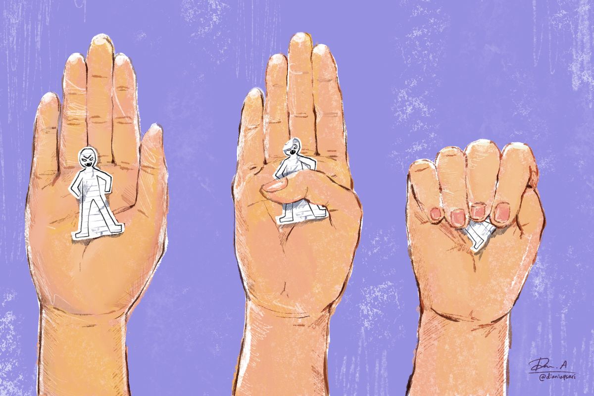 Ilustrasi kekerasan pada perempuan. Seorang wanita asal Kediri, Jawa Timur, nyaris menjadi korban pembunuhan yang dilakukan oleh kekasihnya sendiri di kawasan Jalan Raya Pacet, Kabupaten Mojokerto. Beruntung, korban berhasil menyelamatkan diri dan mendapat pertolongan warga.