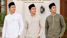 Rekomendasi Baju Koko Pria Lengan Pendek, Nyaman Dipakai Seharian dan Tetap Stylish