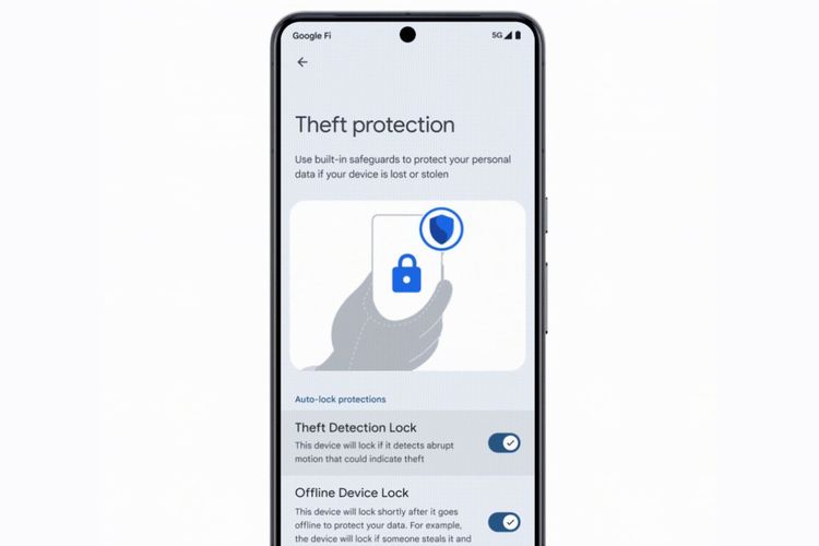 Ilustrasi Theft Detection yang diperkenalkan oleh Google di Android 15