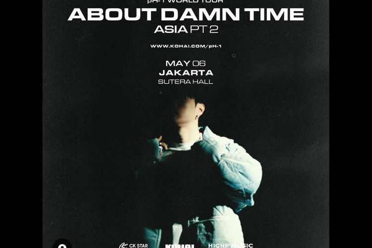 Rapper asal Korea Selatan ph-1 bakal menggelar konser About Damn Time di Jakarta.