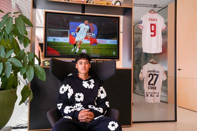 Pemain tim nasional Indonesia Rafael Struick.