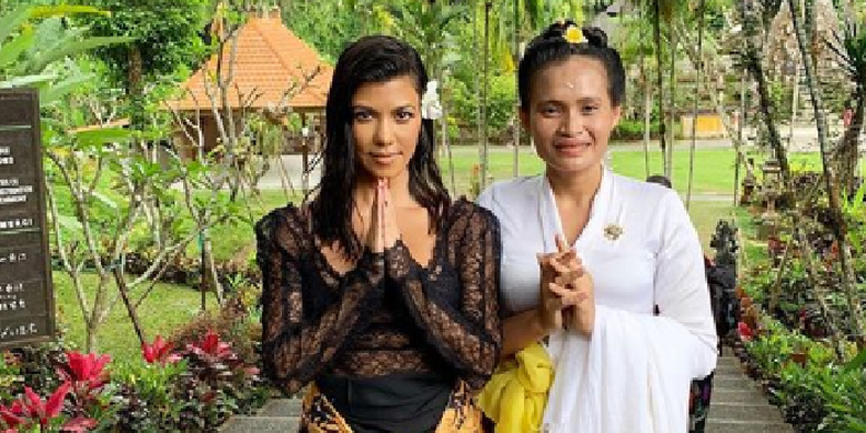 Instagram Kourtney Kardashian berfoto di Bali. 