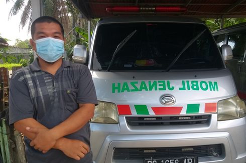 Cerita Sopir Ambulans Antar Jenazah Pasien Covid-19, Hendri: Pakai Hazmat, Takut Tetap Ada