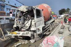 Kecelakaan Maut di Muara Rapak Balikpapan Terjadi Lagi, Sopir Truk Molen Tewas