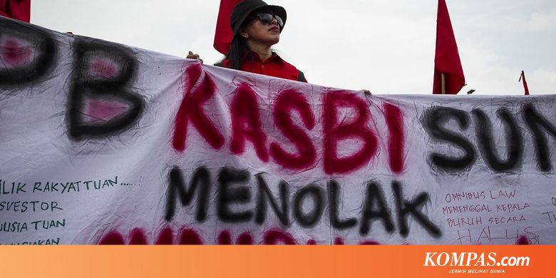Hari Ini Buruh Demo Tolak Omnibus Law Cipta Lapangan Kerja Apa Saja Isi Ruu Itu Kompas Com Kompas Com Gading Konang