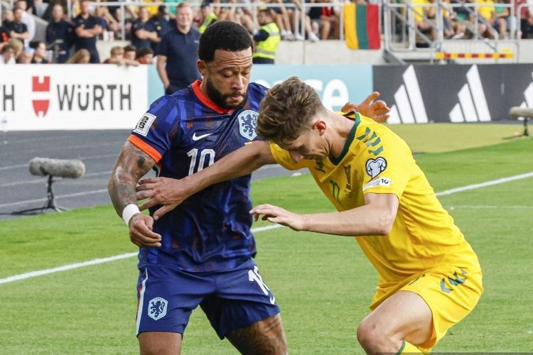 Memphis Depay Pecah Rekor Usai Bawa Belanda Menang Lawan Lituania