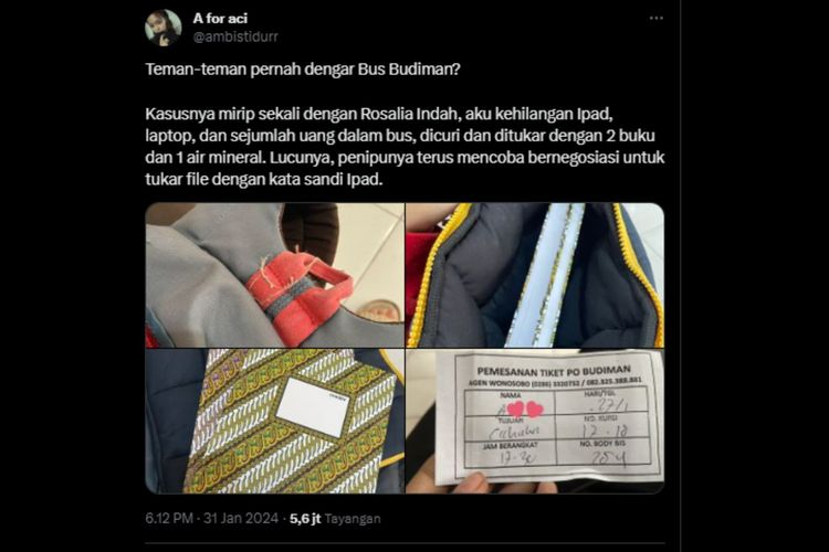 Penumpang Bus PO Budiman Kehilangan iPad dan Sebut Polisi Tidak Peduli, Ini Penjelasan Polrestabes Bandung