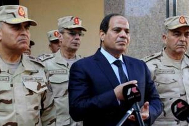Presiden Mesir Abdel Fattah al-Sisi menyetujui Konstitusi baru tentang komposisi kursi parlemen yang dianggap penentangnya tidak demokratis.