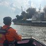 Kapal Tanker Bermuatan Sagu Terbakar di Kepulauan Meranti Riau