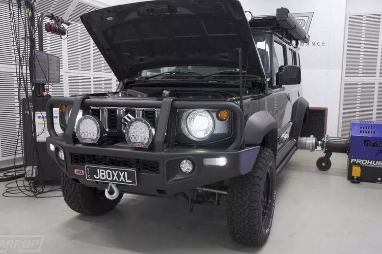 Suzuki Jimny garapan Harrop Engineering dijejali dengan supercharger