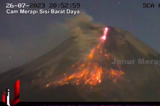 Gunung Merapi Sudah 16 Kali Keluarkan Guguran Lava pada Hari Ini