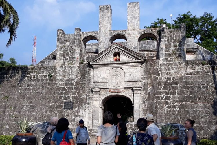 Fort San Pedro di Cebu City, Filipina, Rabu (27/6/2018).