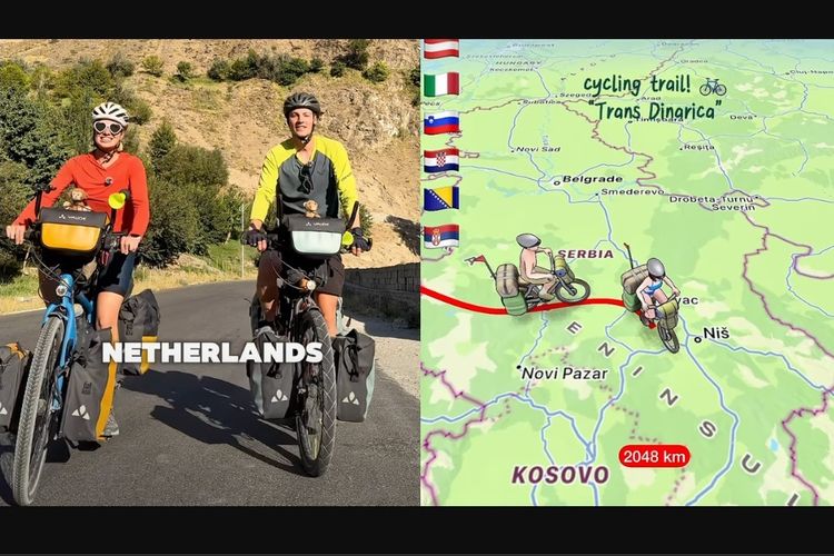 Gowes dari Belanda ke Singapura, Dua Pesepeda Ini Sudah Menembus 4.000 Km