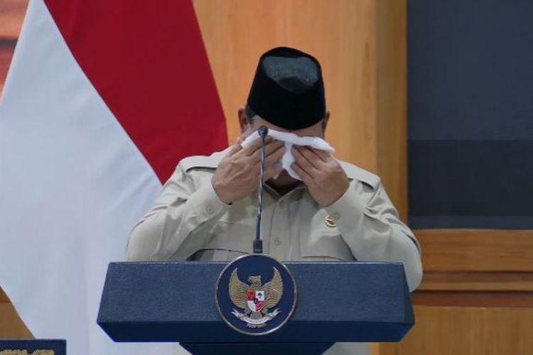 Prabowo Sedih Ada Oknum yang Ingin Cari Kekayaan dari Program MBG