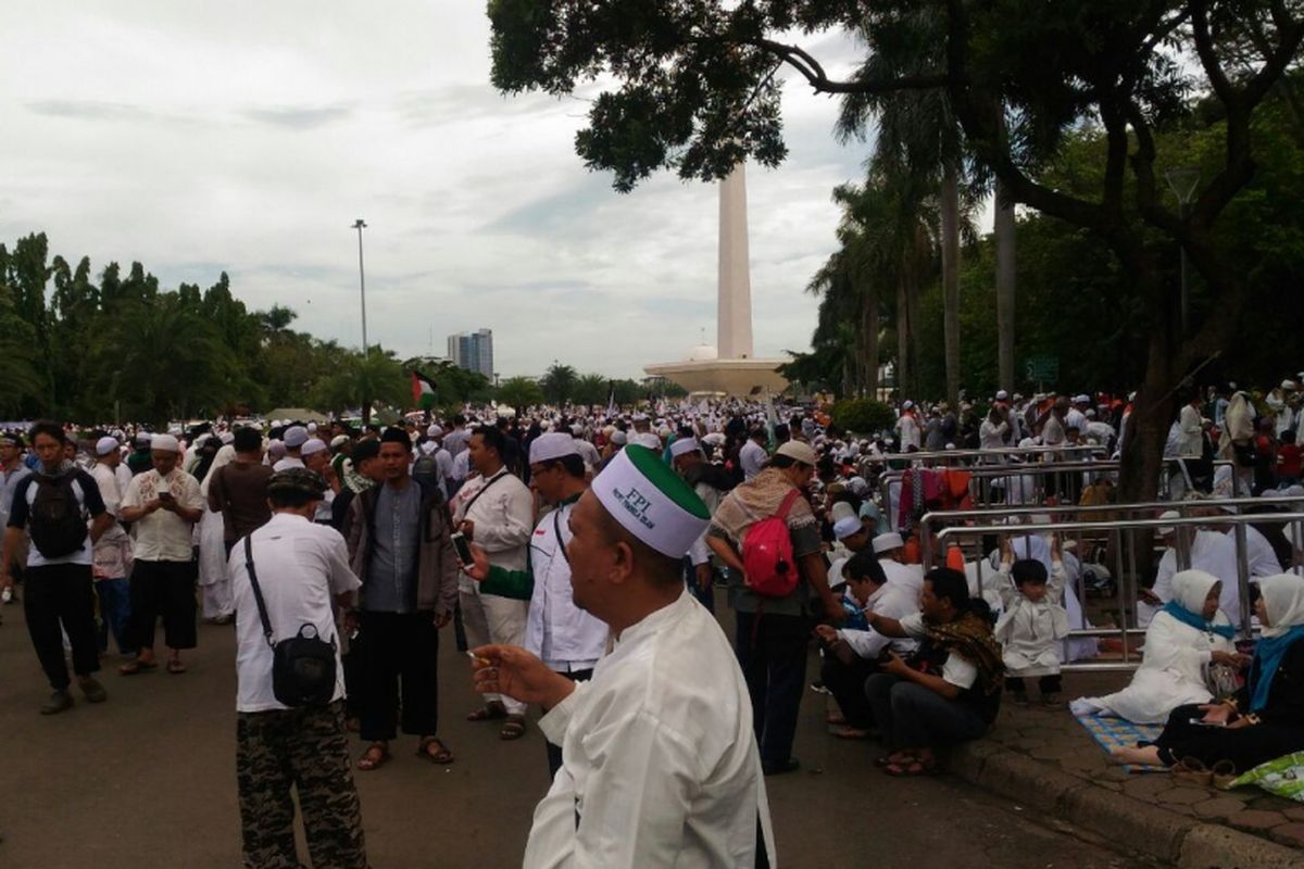 Reuni Akbar Alumni 212 di Monas, Sabtu (2/12/2017).