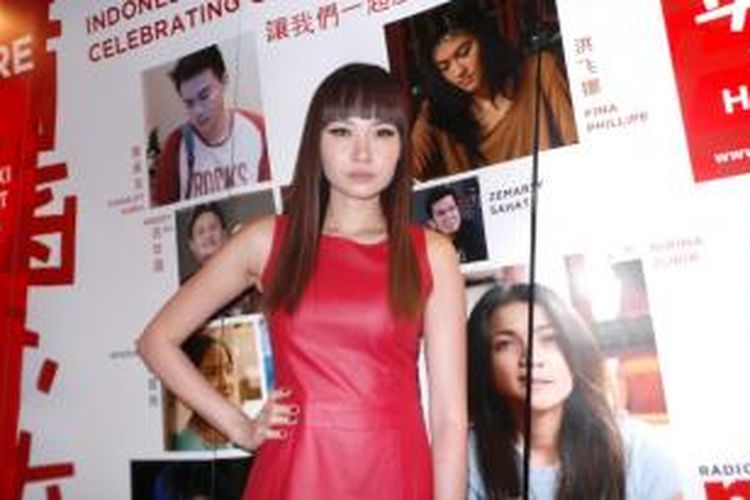 Alena Wu hadir dalam gala premier film Silent Hero(es) yang dibintanginya, di XXI Epicentrum Walk, Kuningan, Jakarta Selatan, Rabu (25/2/2015).