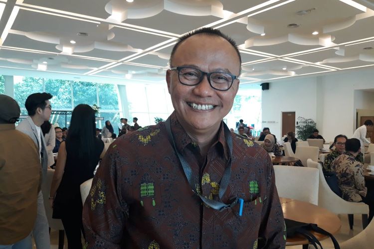 Direktur Hubungan Internasional Bekraf, Candra Negara usai acara Creative Talk: Learning From the French Digital Industry and Cinematography di Gedung Kementerian Luar Negeri, Jakarta Pusat, Kamis (22/8/2019).