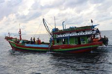 KKP Tangkap 7 Kapal Bercantrang di Selat Makassar