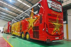 Tiga Bus Baru PO Sempati Star Meluncur, Satu Double Decker dan Dua UHD