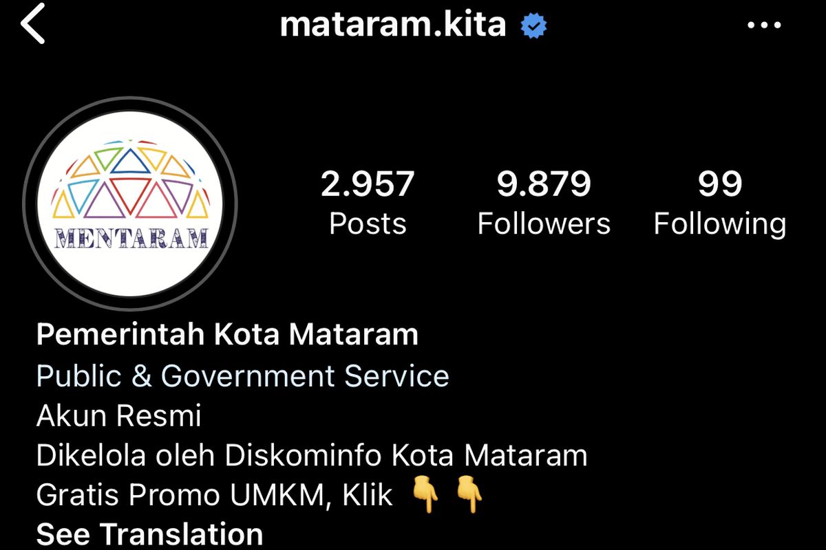 Pemerintah Kota (Pemkot) Mataram, Provinsi Nusa Tenggara Barat (NTB) memberikan layanan promosi gratis bagi pelaku Usaha Mikro, Kecil, dan Menengah (UMKM) melalui website dan media sosial milik pemerintah kota setempat.