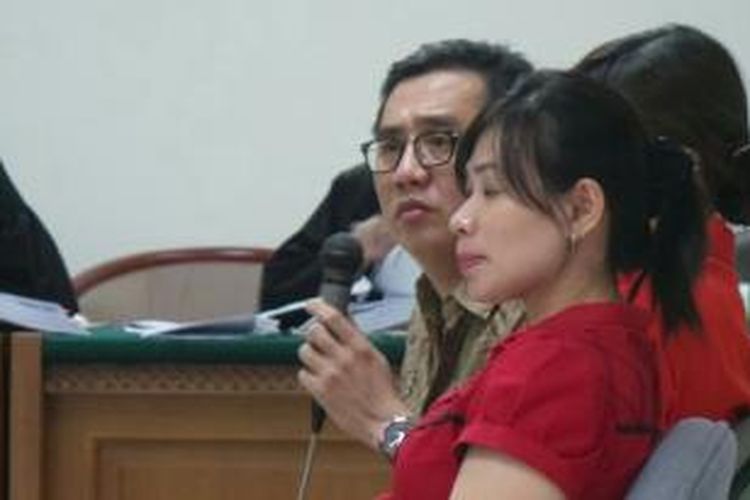 Direktur PT Grand Wahana Indonesia Koestanto Harijadi Widjaja bersaksi di sidang kasus dugaan suap pada pegawai Mahkamah Agung dengan terdakwa Mario Cornelio Bernardo di Pengadilan Tindak Pidana Korupsi, Jakarta, Kamis (31/10/2013).
