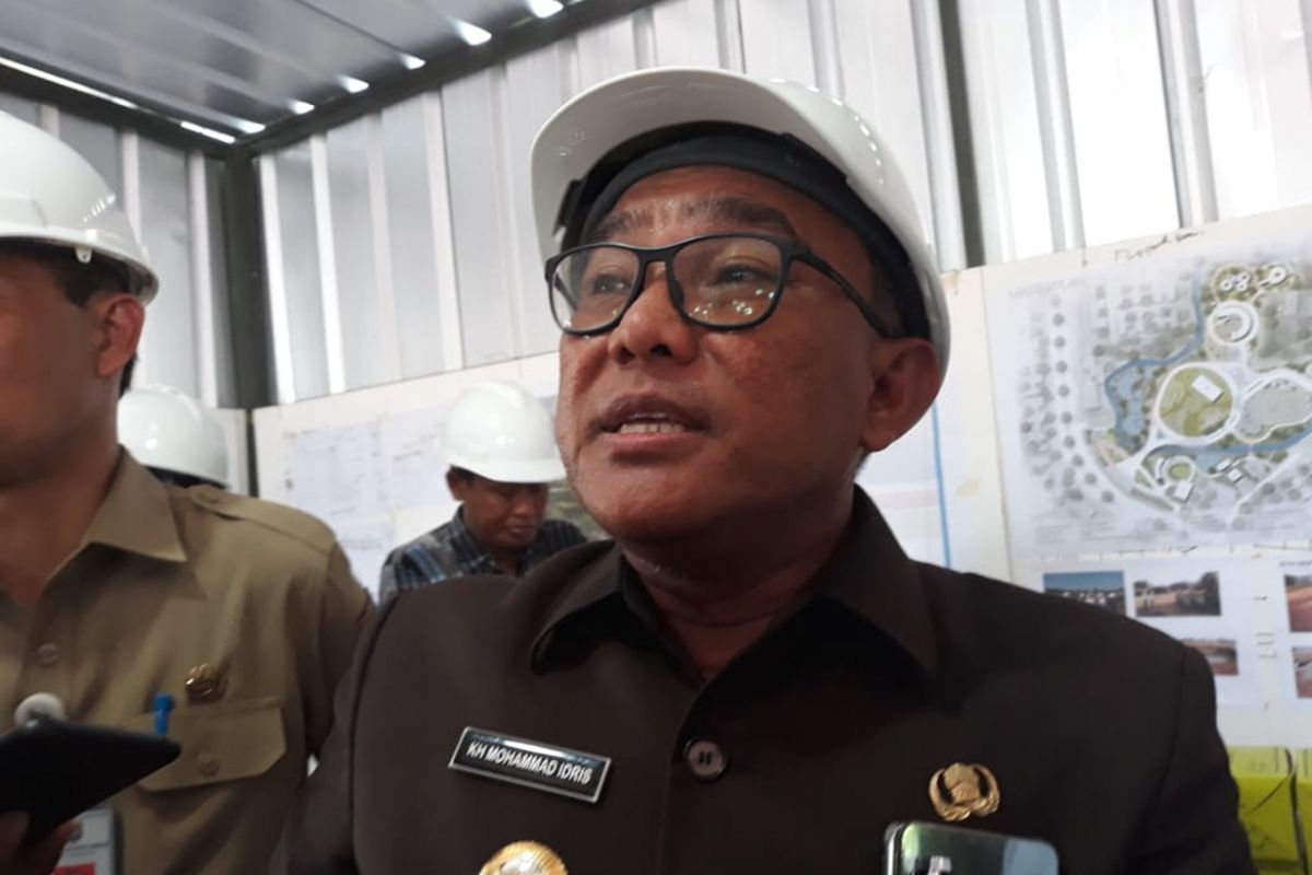 Wali Kota Depok, Mohammad Idris saat ditemui di Jalan Boulevard, Depok, Senin (24/9/2018).