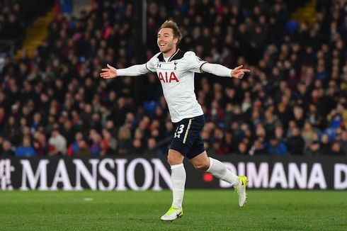 Tottenham Menang, Eriksen Beruntung Bisa Cetak Gol Jarak Jauh 