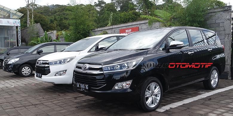 Test drive All-New Innova test drive di Bali, Kamis (3/12/2015).