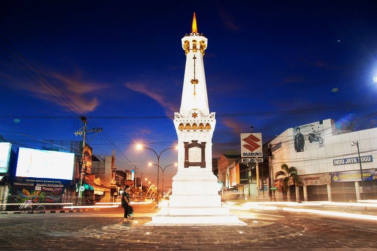 Monumen Tugu Yogyakarta, salah satu tempat wisata Malioboro.