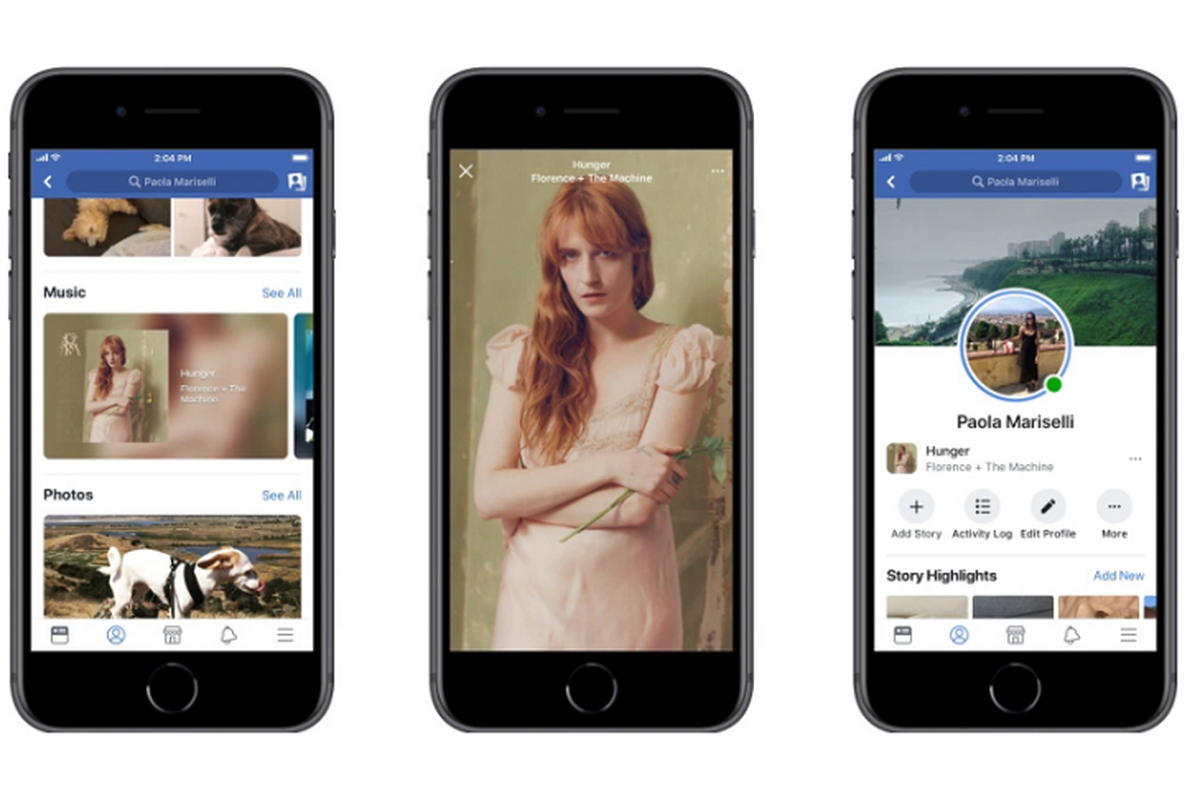 Fitur Musik di Stories Facebook