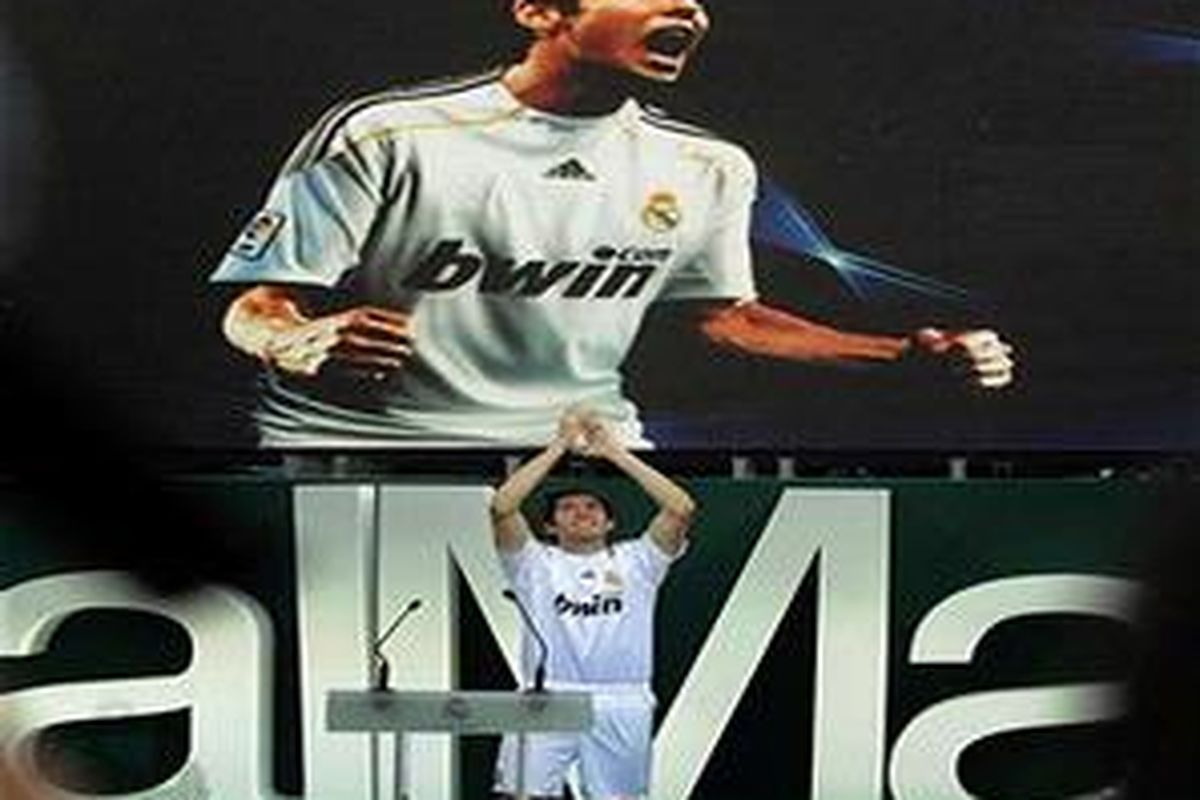 Gelandang Real Madrid, Ricardo Kaka.