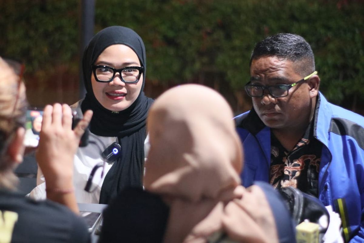 Sugiarti, salah satu konsumen perumahan Griya Rudina Asri