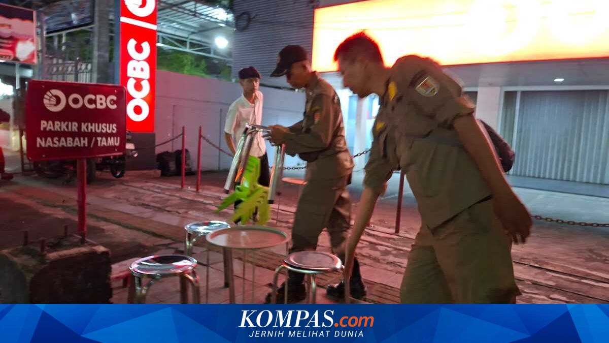 Gelar Meja Kursi di Trotoar Jalan Gajah Mada, Sejumlah Pemilik Kafe Kena Ultimatum Satpol PP Kota Semarang