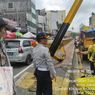 Portal Batas Ketinggian di Tanah Abang Roboh Ditabrak Truk, Berujung Dibongkar Dishub Jakpus