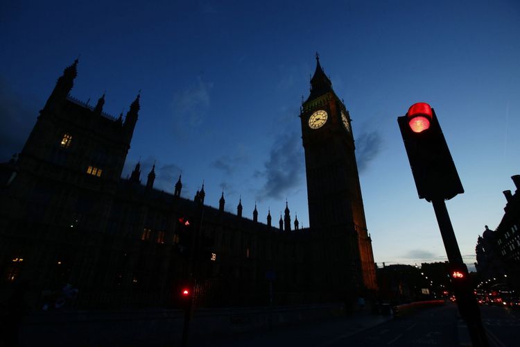 Lampu lalu lintas di London