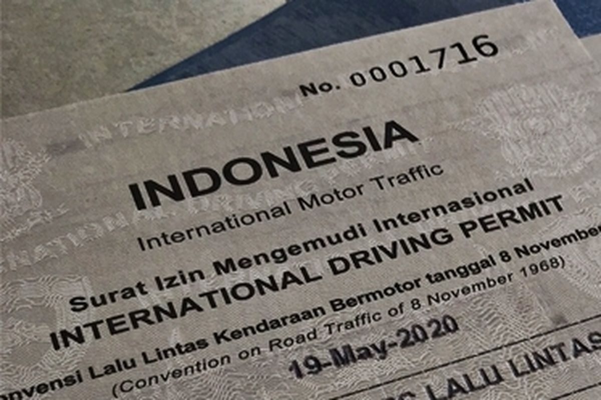 SIM Internasional Indonesia.
