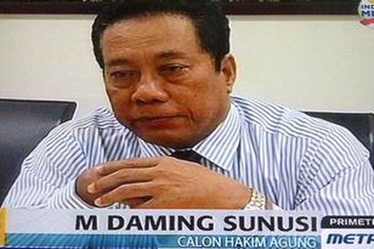 Calon hakim agung M Daming Sunusi