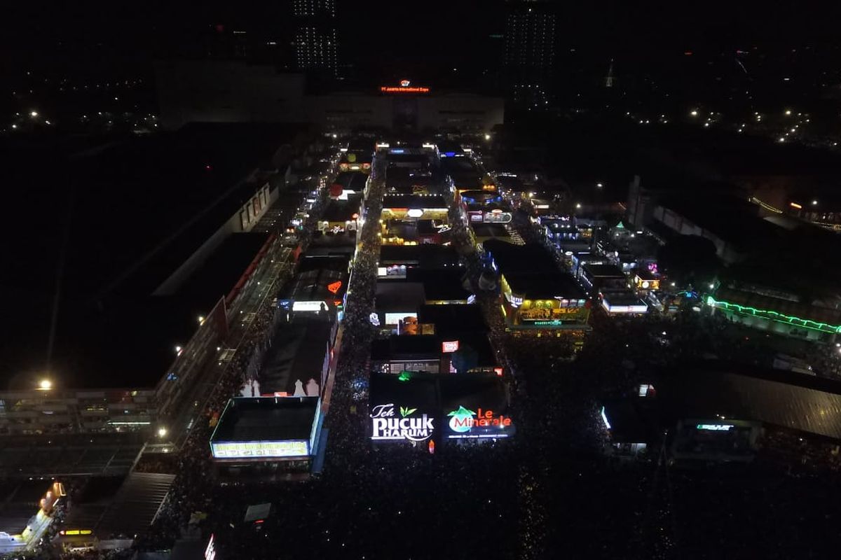 Saat Jakarta Fair Tampil di  Jakarta Fair Kemayoran, Jakarta Pusat, Rabu (26/6/2019)0 