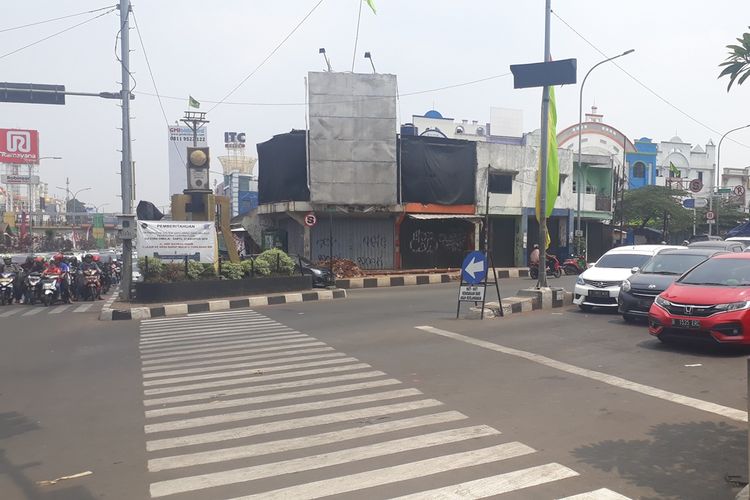 Simpang Ramanda, Jalan Margonda Raya, Kota Depok, Minggu (1/9/2019).