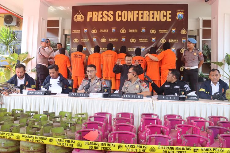 Polisi Sita Ratusan Tabung Elpiji Subsidi di Pasuruan, 8 Orang Ditetapkan Tersangka