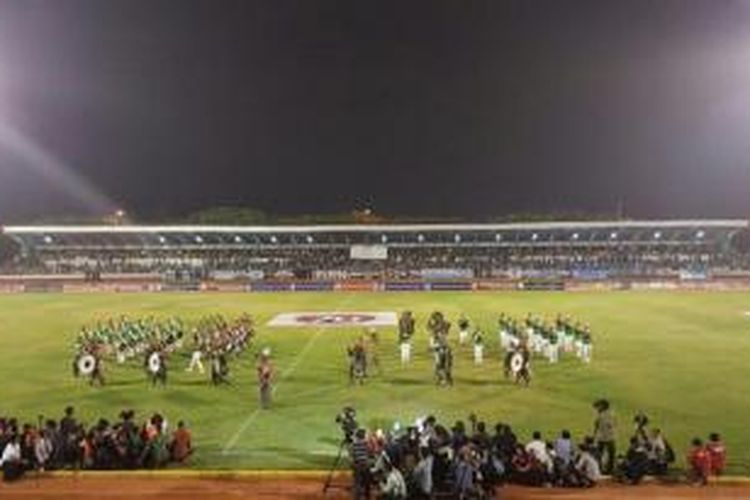 Pembukaan Piala Kemerdekaan di Stadion Maulana Yusuf, Serang, Sabtu (15/8/2015). 