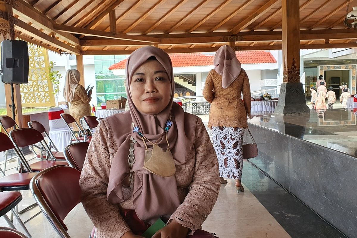 Rusmini di Taman Budaya Gunungkidul Kamis (12/5/2022)