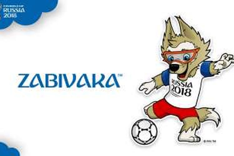 Zabivaka, yang menjadi maskot Piala Dunia 2018 di Rusia, diluncurkan pada Sabtu (22/01/2016). Zabivaka, yang merupakan seekor serigala, diperkenalkan kepada publik setelah meraih lebih dari setengah hasil voting selama sebulan, mengalahkan kucing dan harimau. 