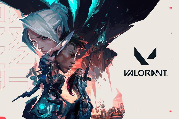 Ilustasi Valorant, gim FPS berbasis karakter 5vs5 yang dirilis Riot Games pada Juni 2020.